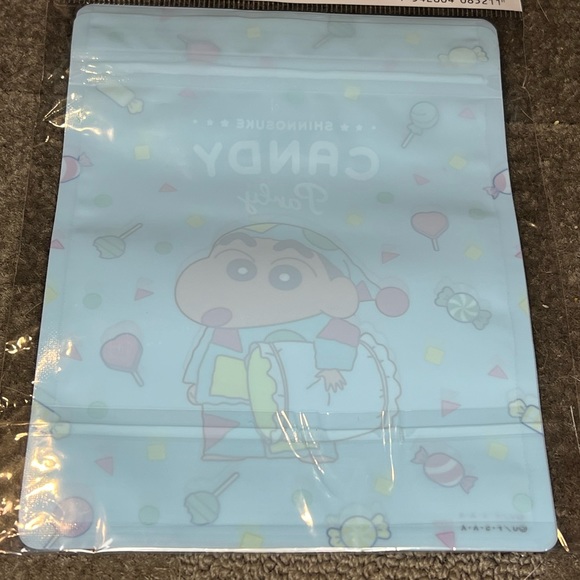 Crayon Shin-Chan Zipper Top Bags Ziplok - Shinnosuke - Candy Party - Official - Picture 9 of 9